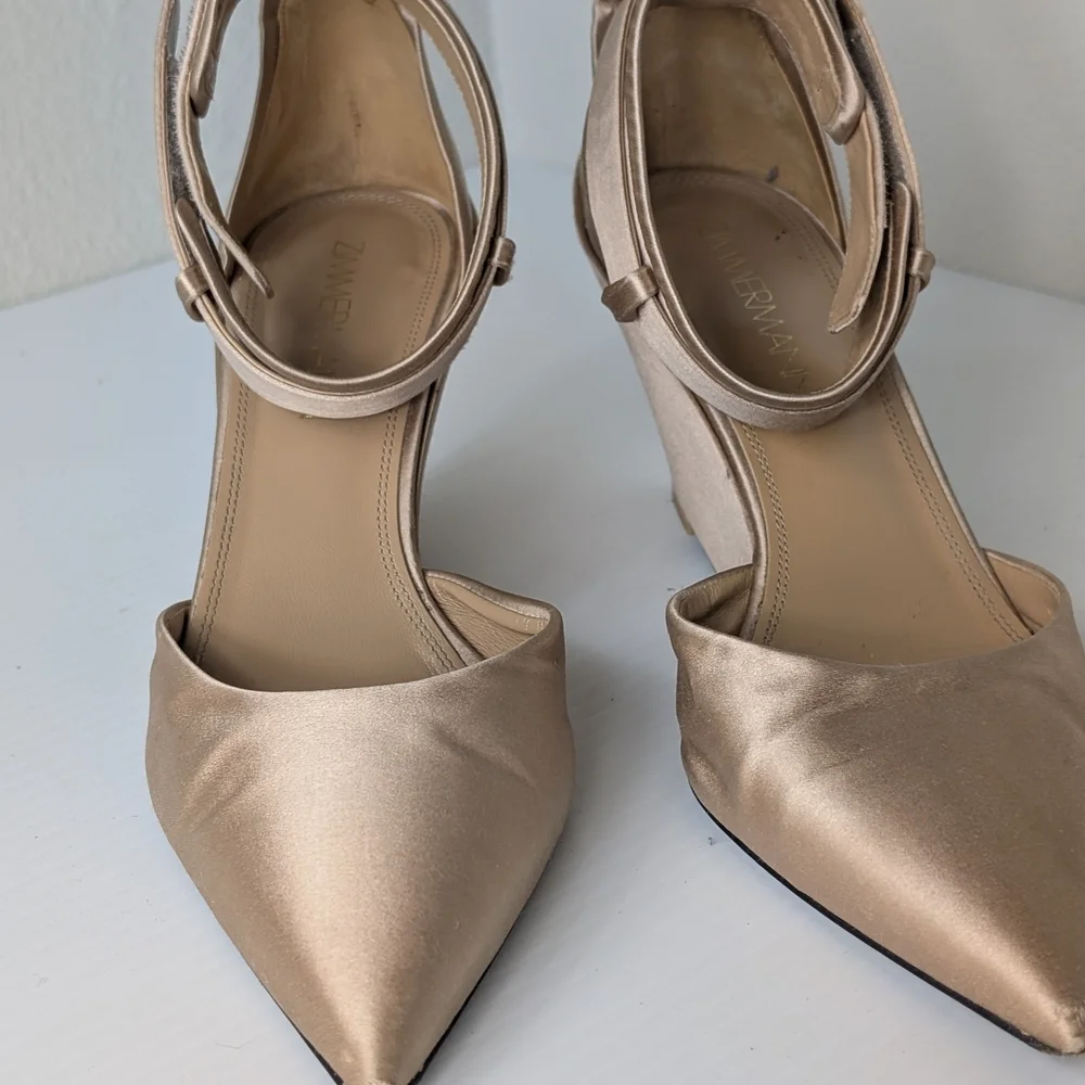 Zimmermann Tan Wedge Pumps Women's 38 (US8) Heels Shoes
